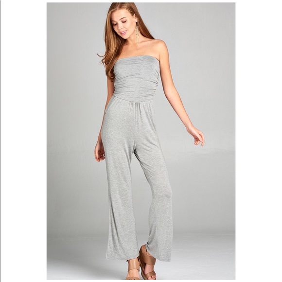 Erin Gray Strapless Jumpsuit - Picture 4 of 5